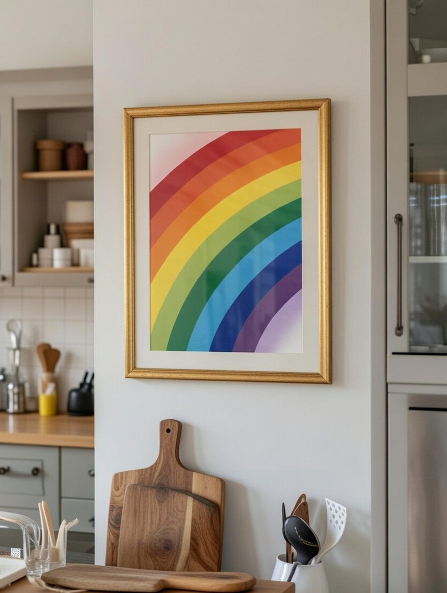 Rainbow Printable Wall Art (All Ratios @ 300 dpi) - Image 2