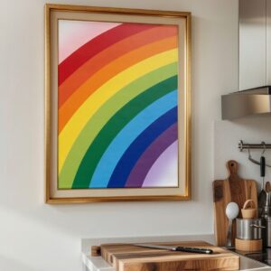 Rainbow Printable Wall Art (All Ratios @ 300 dpi)